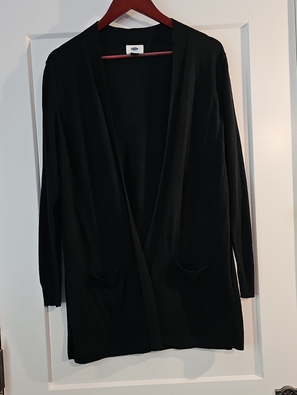 Old Navy Black Open-Front Women's Cardigan